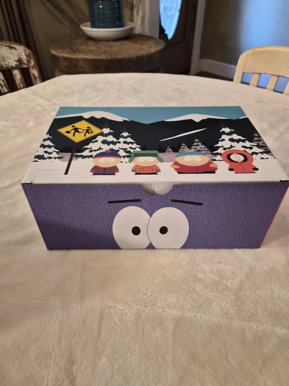 Crocs x South Park Randy ClaKids Blue Slip-On Clog Shoes with Cartoon Charms